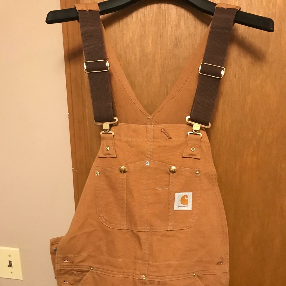 Carhartt overalls 34x36 lined